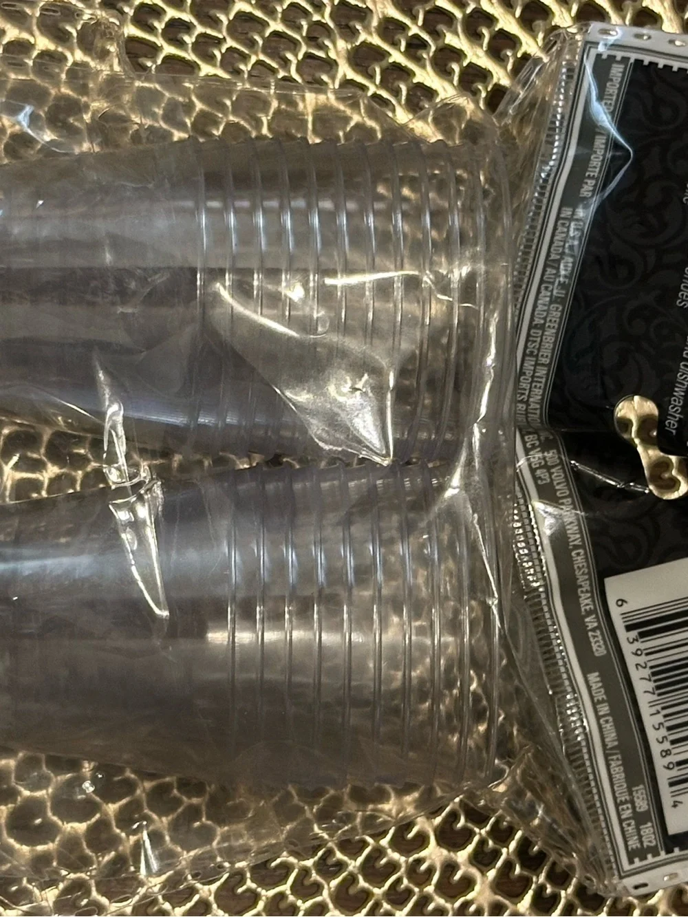 Clear Plastic Small Cups - 24 Pack